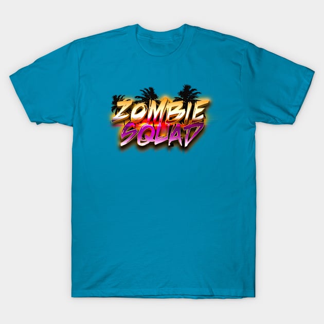 ZOMBIE SQUAD 80s Text Effects 2 T-Shirt by Zombie Squad Clothing